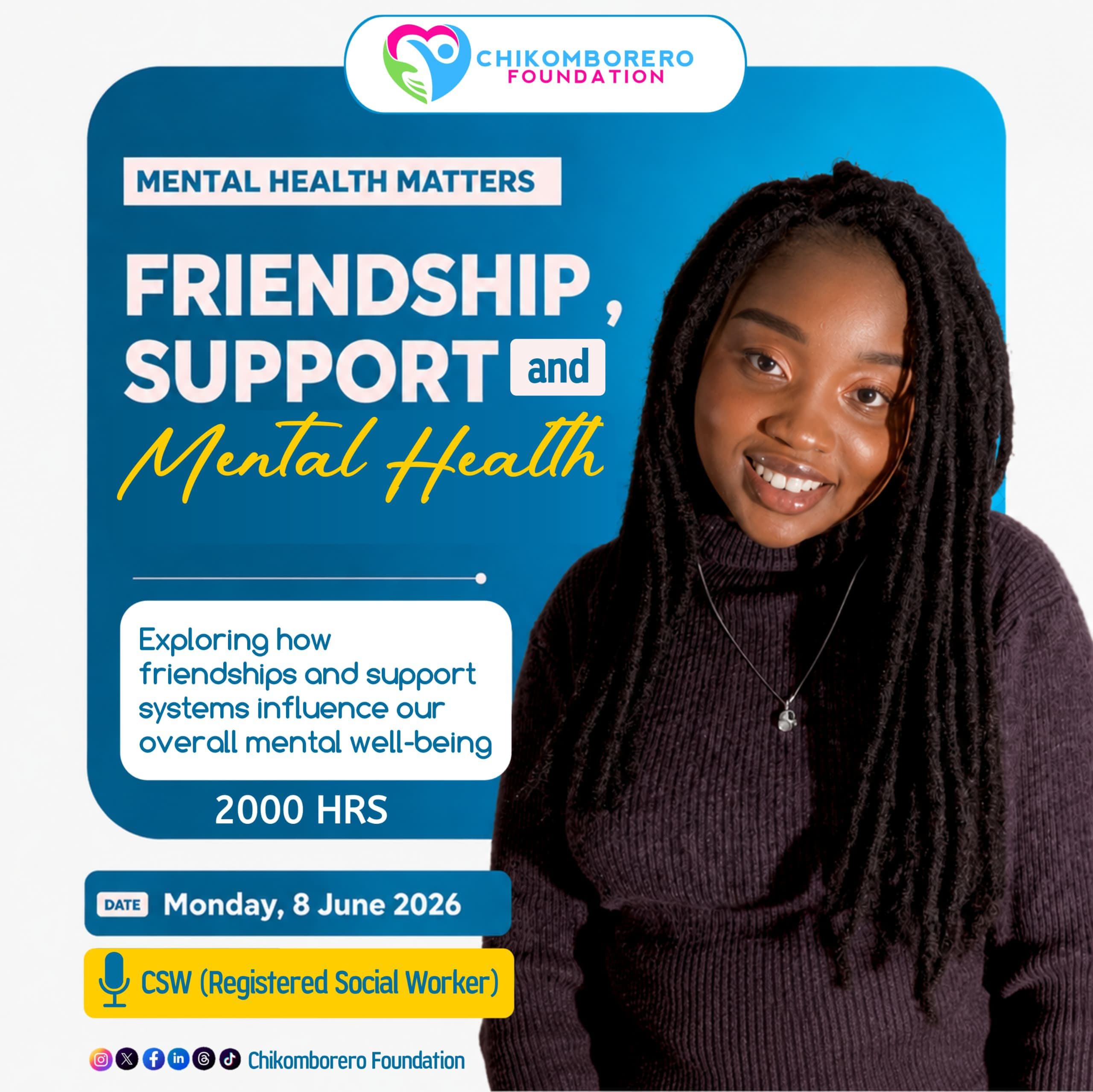 Friendship, Support and Mental Health: Building Meaningful Connections